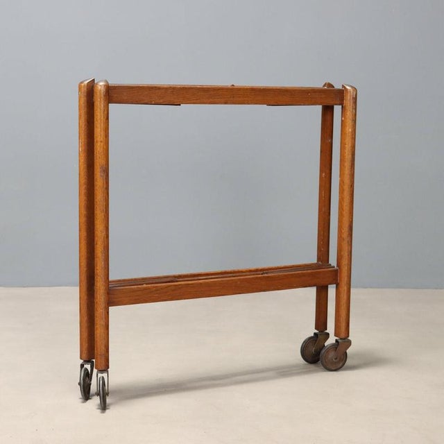 Vintage Service Trolley, 1950s For Sale - Image 9 of 10