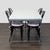 Modern Crate and Barrel Marble Top Dining Set With 4 Chairs For Sale - Image 3 of 8