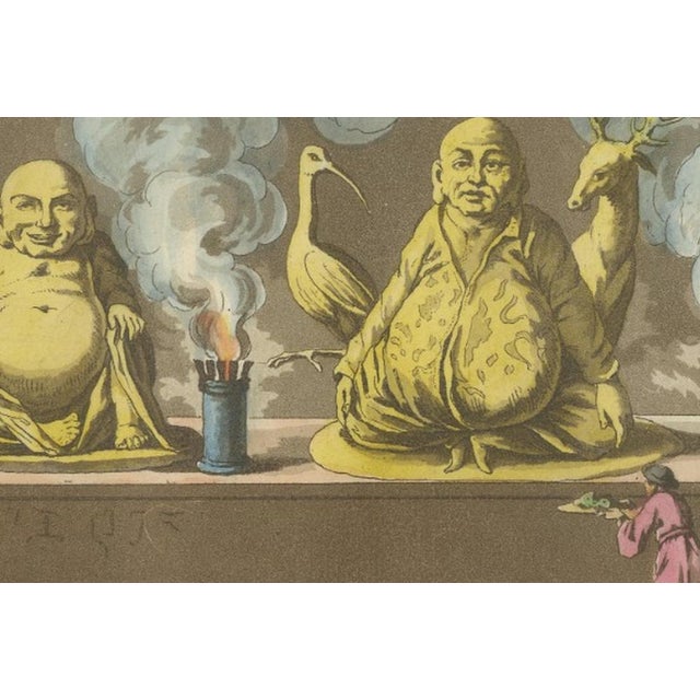 Ferrario, Chinese Religious Figures and Temple Statues Costumes, 1815, Print For Sale - Image 6 of 14