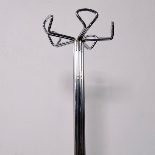 Chromed Metal Floor Coat Rack from Fiarm, 1960s For Sale - Image 10 of 18