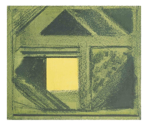 Arne L. Hansen, Towards the Light, 1963, Color Lithograph