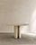 Roman dining table ii in bianco alabastrino travertine by paloma editions dimensions: d 130 x w 130 x h 75 cm. Materials:...