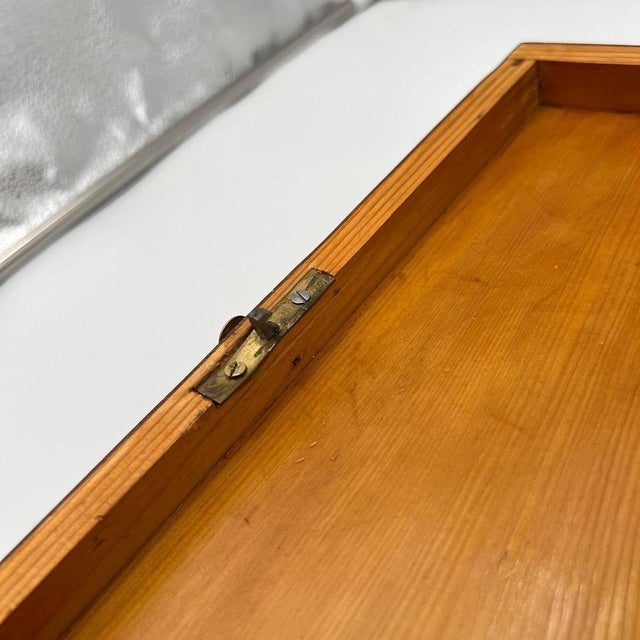 Biedermeier Jewelry Box in Cherry Wood, Ash & Brass, Southern Germany, 1820s For Sale - Image 15 of 18