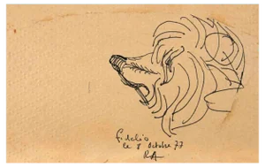 Reynold Arnould, Fidelio, 1977, Drawing