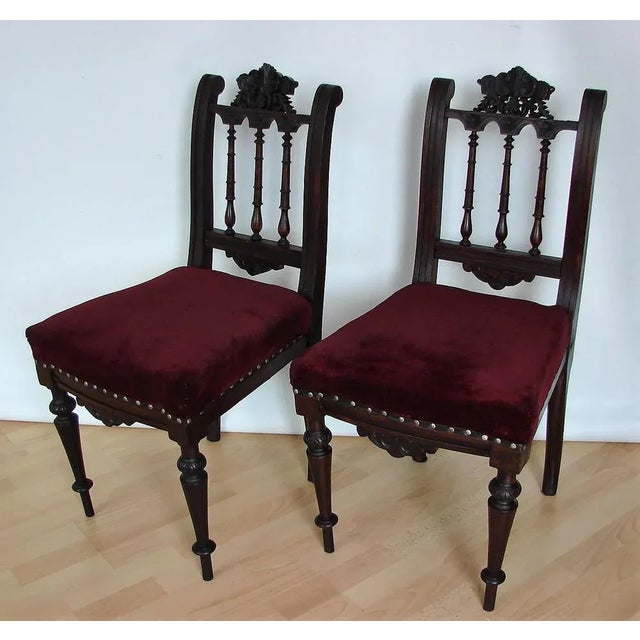 Set of 19th Century Dining Chairs For Sale - Image 12 of 12