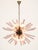 Metal Sputnik Pendant Light with 50 Pink Glass Prisms from Justfurnituress SRL For Sale - Image 7 of 10
