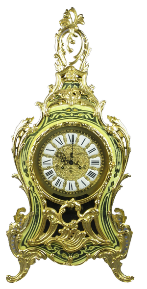Napoleon III Style Boulle and Gilt Brass Table Alarm Clock, 20th Century