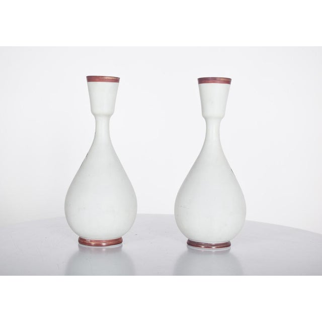 Round Porcelain Jugs with Polychrome, 1950s, Set of 2 For Sale - Image 3 of 10