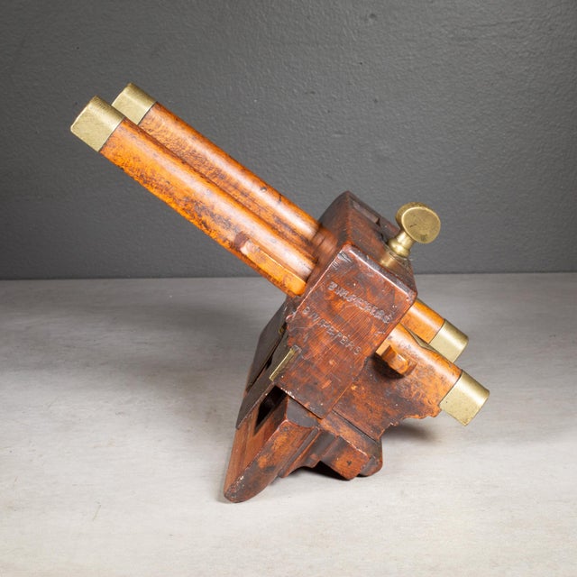 Brown 19th C. Varville & Son Plow Plane C.1870-1900 For Sale - Image 8 of 11