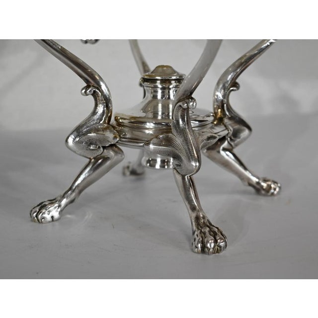 Early 20th Cethly Samovar in Silver Metal from Maison Christofle For Sale - Image 17 of 18