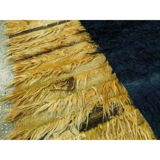Mid 20th Century Galerie Shabab Collection Mid-20th Century Turkish Tulu Rug For Sale - Image 5 of 9