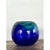 Blue Vintage Blue and Green Glass Sphere Vase For Sale - Image 8 of 12