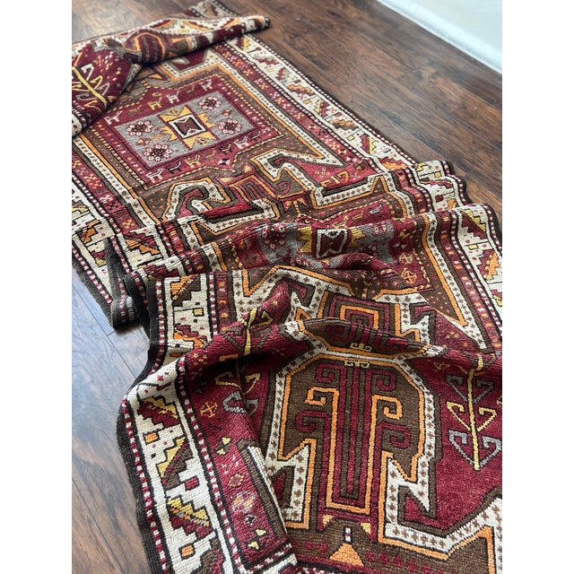 1930s Nomadic Tribal Runner Rug For Sale - Image 12 of 12