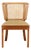 Model 201 Chair with Frame Wood, Back with Ronc, Seat Upholstered and Velour Fabric, for the Girsberger Bookshop, Zurich For Sale