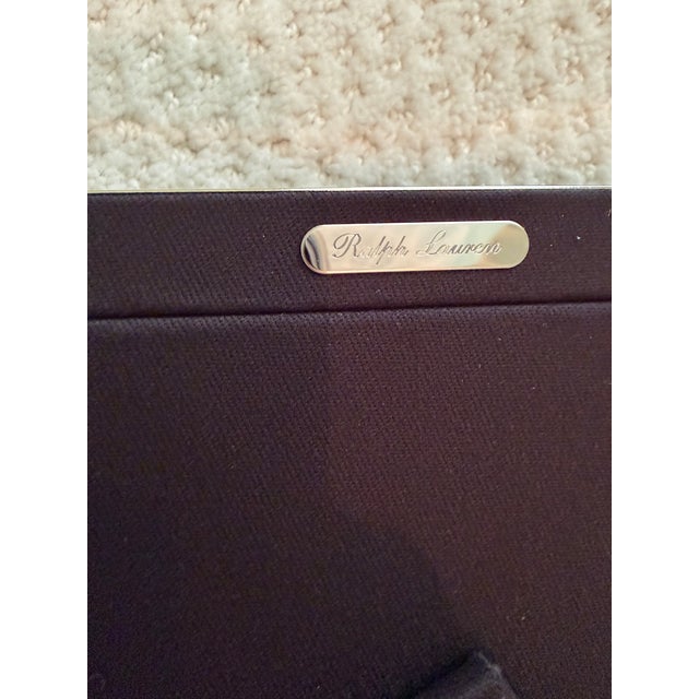 American Ralph Lauren Brockton 5 X 7 Saddle Picture Frame New Nib $295 For Sale - Image 3 of 6