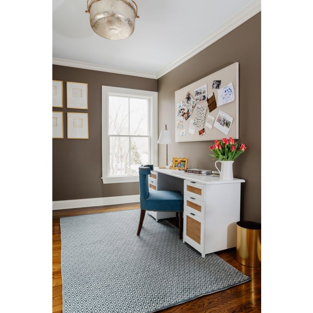 Erin Gates by Momeni River Davis Slate Hand Woven PET Indoor Outdoor Rug 5' X 7'6" For Sale - Image 9 of 9