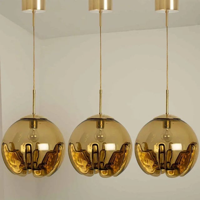 Glass Bowl Pendant Light from Mazzega, Italy, 1970s For Sale - Image 6 of 18