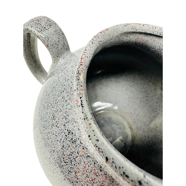 Ceramic Mid-Century Modern Waechtersbach West Germany Granite Spatter Pitcher - 1970s For Sale - Image 7 of 13