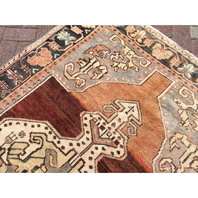 1960s 1960's Turkish Area Rug - 53" X 94" For Sale - Image 5 of 12