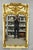 Antique French Louis XV Style Cream & Gold Gilt Drape Ribbon Trumeau Wall Mirror For Sale - Image 17 of 17