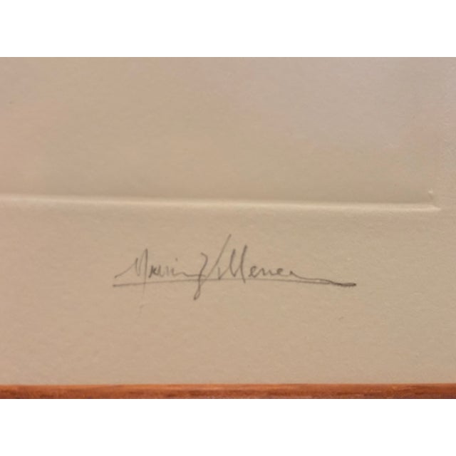 Vintage Greece 7 Embossed and Hand Painted Chairs Original Framed Art For Sale - Image 12 of 15