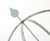 Neoclassical Celadon Painted English Mid-20th Century Iron Armillary For Sale - Image 3 of 15