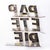 : 1950’s Original Large French Metal Shop Signage Letters – Papeterie. We recently salvaged a signage company on the west...