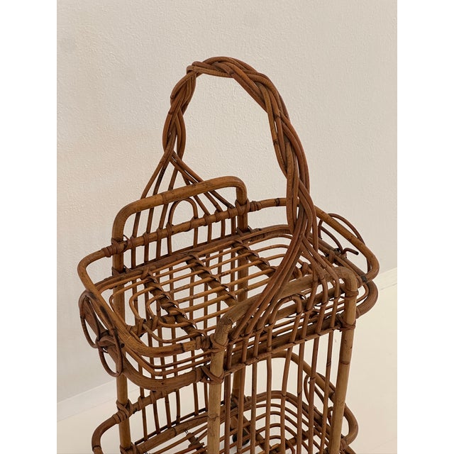 Vintage Wooden Bar Trolley, 1970s For Sale - Image 3 of 4
