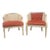 Set of Two Vintage Cane Barrel Back Tub Chairs For Sale