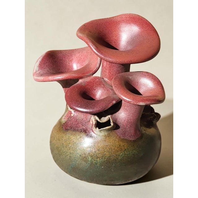 Mushroom Vase by A. Kostanda, Vallauris, 1970s For Sale - Image 10 of 12