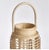 Kenneth Ludwig Chicago Small Rattan Cylinder Candle Holder For Sale - Image 4 of 4