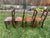 Early 20th Century Antique Luterma Estonian Dining Chairs With Patterned Seats, Set of 4 For Sale - Image 5 of 18