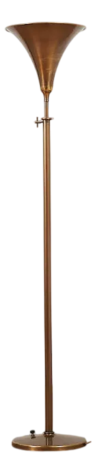 Height-Adjustable Indi-Leuchte in Burnished Metal by Bredendieck / Sigfried Giedion for Bag Turgi, 1931