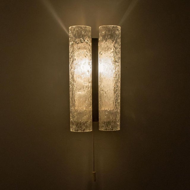 1960s Doria Wall Lamps in Brass and Glass, 1960s, Set of 3 For Sale - Image 5 of 15