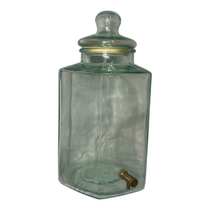 Large Glass Italian Beverage Dispenser