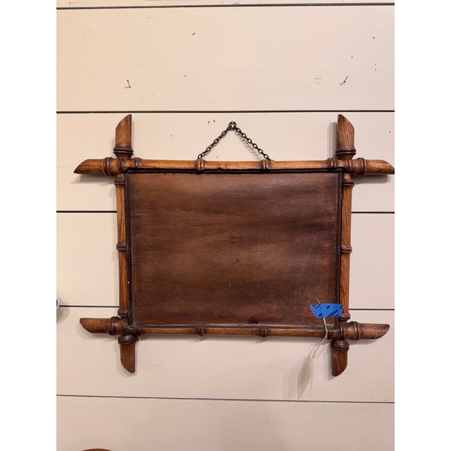 19th Century Faux Bamboo Mirror For Sale In Nashville - Image 6 of 6