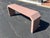 Post Modern Mauve Laminated Waterfall Sofa Table For Sale - Image 13 of 18