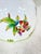 Green Vintage Hand-Painted Herend Hungary Queen Victoria Porcelain Bowl For Sale - Image 8 of 12