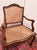Louis XV Office Chair in Carved Walnut For Sale - Image 6 of 9