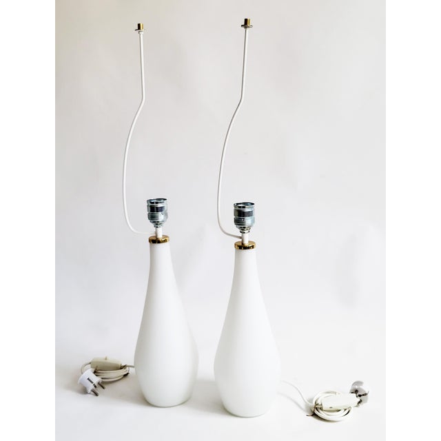 Gold Mid-Century Austrian Table Lamps by Rupert Nikoll, 1950s, Set of 2 For Sale - Image 8 of 11