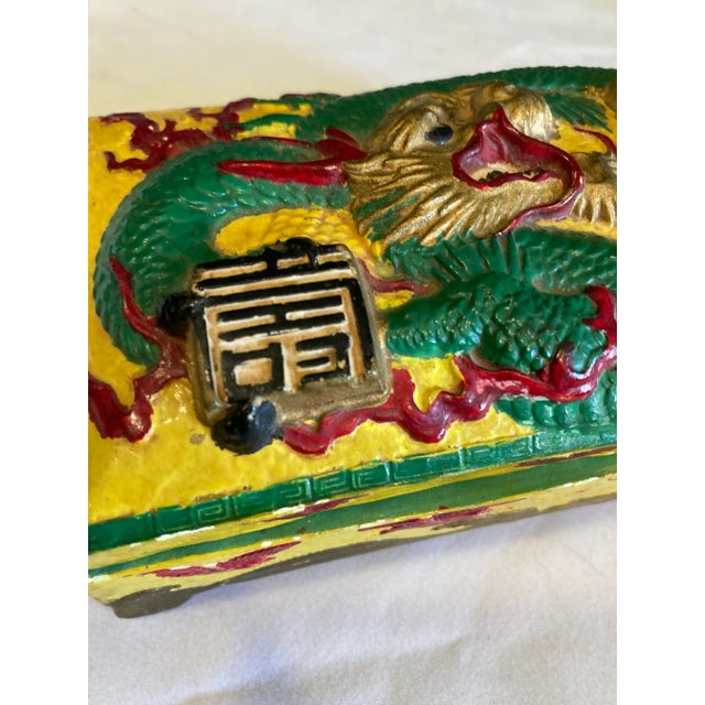 Vintage Dresdencraft Dragon Ceramic Box For Sale In Oklahoma City - Image 6 of 9