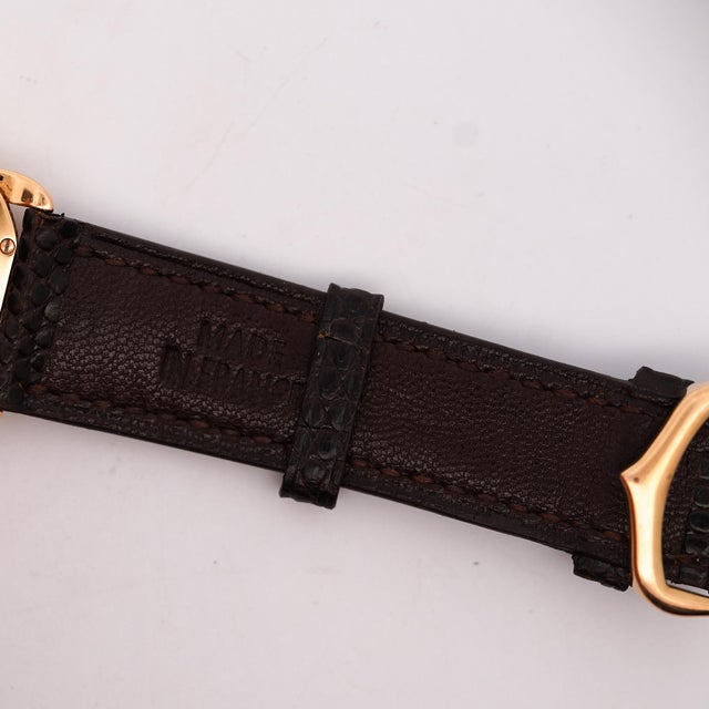 Vintage Cartier Ronde Louis 2886 Quartz 29mm 18k Gold Watch For Sale - Image 13 of 13