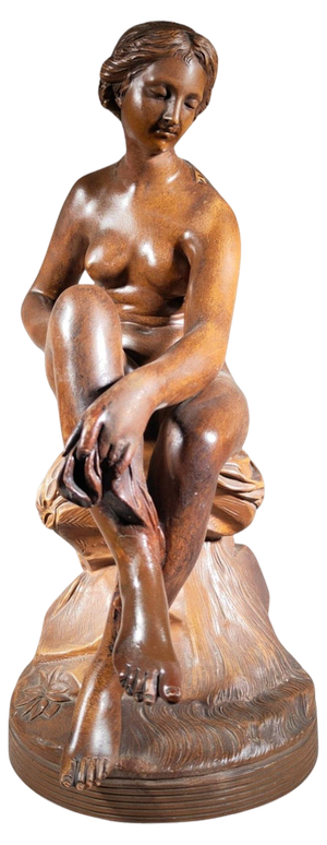 19th Century Venus Seated in Terracotta, 1880s