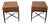 Pair of Kittinger Faux Bamboo Modern Design Side Tables For Sale