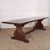Italian Walnut Trestle Table, 1920s For Sale - Image 9 of 9