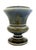 Ceramic 1950s Wade Pottery Ireland Blue Pedestal Shamrock Vase, Irish Porcelain Urn - Neoclassical / Traditional / English Country For Sale - Image 7 of 15