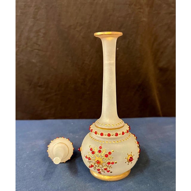 19th Century Austrian Jeweled Perfume Bottle For Sale - Image 4 of 6