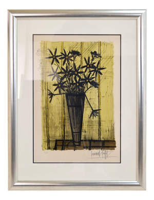 Bernard Buffet, Bouquet of flowers, Lithograph