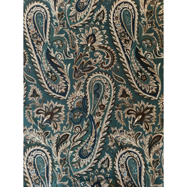 Hoxley Teal by Mulberry Linen Fabric 1 1/16 Yards Content: LINEN - 100% Origin: Austria Repeat: H: 14.184, V: 23.64 Width:...