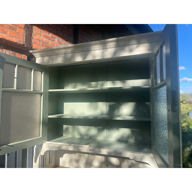 Gray Antique Kitchen Buffet, 1890s For Sale - Image 8 of 18